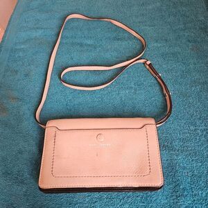 Marc Jacobs Tan Leather Crossbody Bag, Minimalist Design